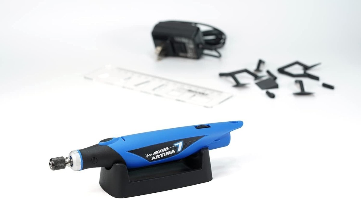Argofile Altima 7 ART107 Stroke Sander with Rubber Stand NEW from
