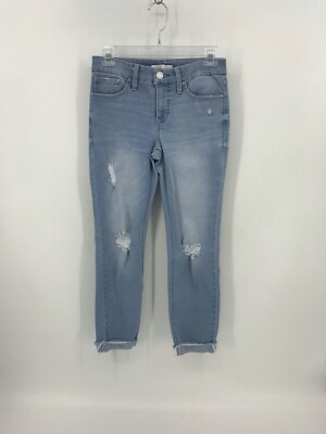 Lauren Conrad Preowned Womens Skinny Jeans Size 4 Raw Hem