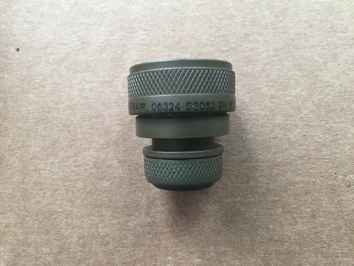 GLENAIR PMS3184-011-09 MILITARY CONNECTOR COVER G3062-9N - Picture 2 of 4