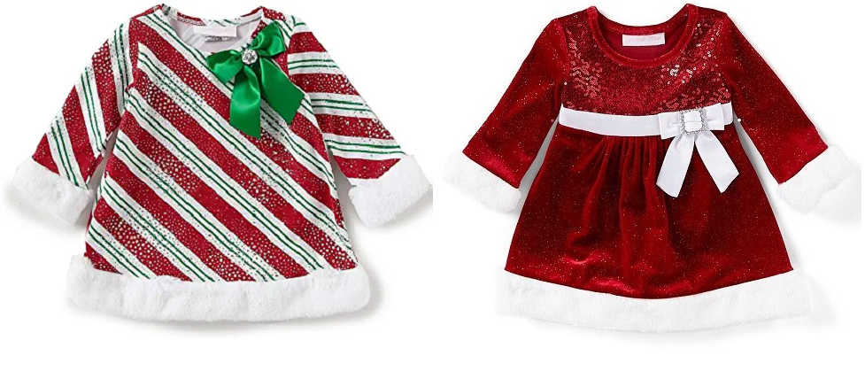 baby girl christmas dress long sleeve