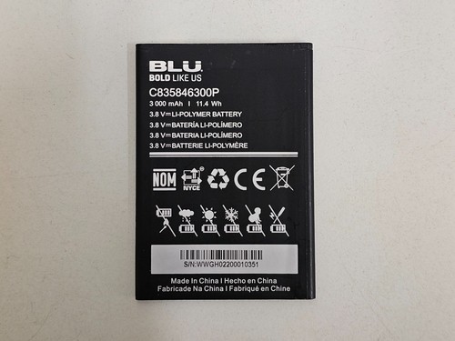 OEM BLU C835846300P 3000mAh 11.4Wh Li-ion Battery for BLU V5 V0410UU