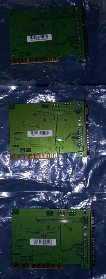 3 Koutech KWE 222 I/OFlex PCI Dual Serial Port Network Card Card Preowned - Image 4 of 4