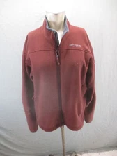 Arc'teryx Size L Mens Brown Full Zip Pocket Sherpa Lined Athletic Jacket 599