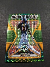 2022 Panini Mosaic Green Prizm Rookie Debut Oneil Cruz Pittsburgh Pirates⚾️⚾️💥
