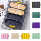 Silicone Loaf Pan French Bread Baking Tray Nonstick Bread Bake Mold Kitchen Tool