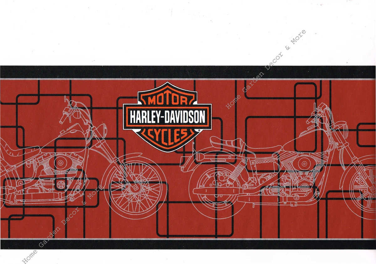 Red And Black Wallpaper Border