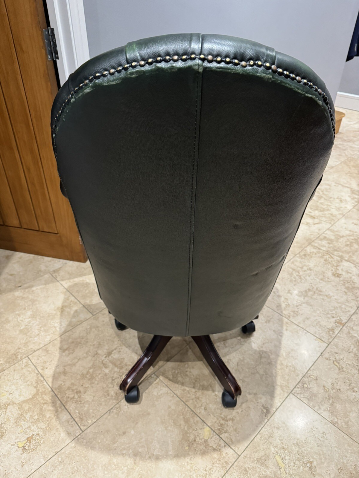 Chesterfield Captains Swivel Chair eBay