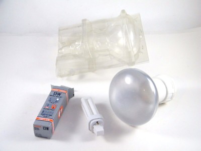PROLIGHT 613 FLOOD LIGHT w/ 13 WATT BULB, F13DTT127K, NEW