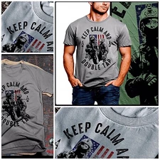 Tactical t-shirt special forces operators combat assault team tight shot group