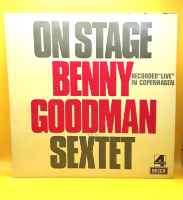 On Stage With Benny Goodman & His Sextet 1972  UK vinyl Double LP EX