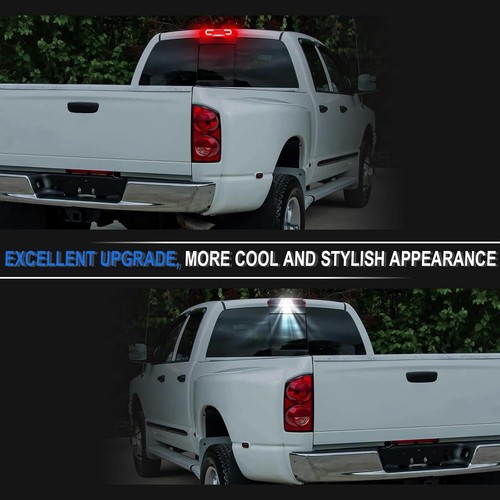 Tercera luz de freno central de montaje alto para Dodge Ram 1500 02-08 2500 3500 03-09 EE. UU. - Imagen 7 de 8