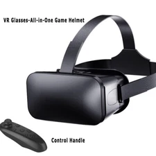 Low-Maintenance Snug Tough VR Glasses-All-in-One Game Helmet with Control Handle
