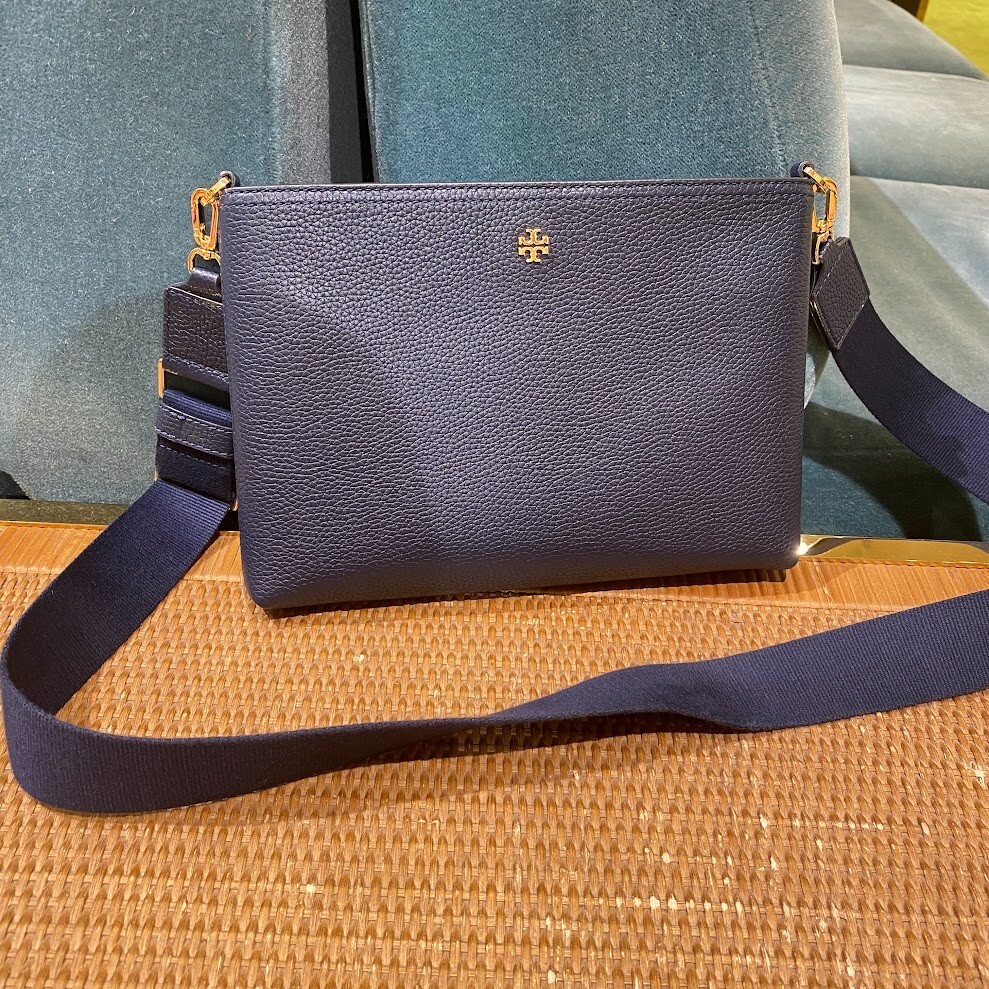 Tory Burch Blake Pebble Leather Swingpack Crossbody 148314