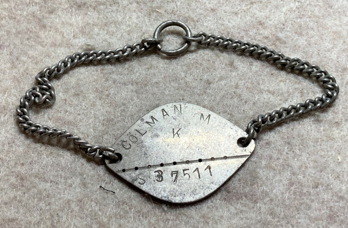 Belgium WWII soldiers ID bracelet (dog tag) | eBay