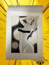 y7002w Mitsuo Oya 1973 Original Manga Art Splash Title page