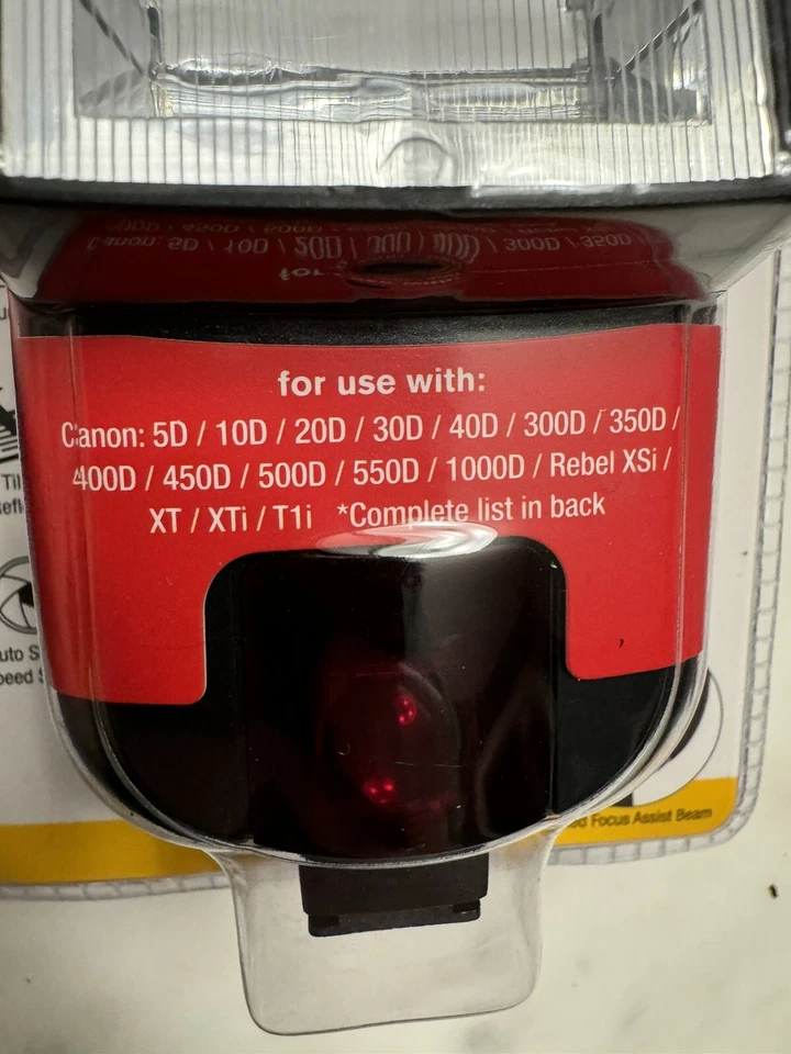 ⚡️Targus TG-DL20C Electronic Flash For Canon DSLR Cameras New Sealed - Image 3 of 4