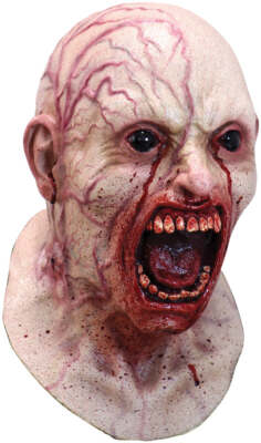 The Infected Zombie Maske; Erwachsene Größe Voller Kopf Latex Maske Halloween