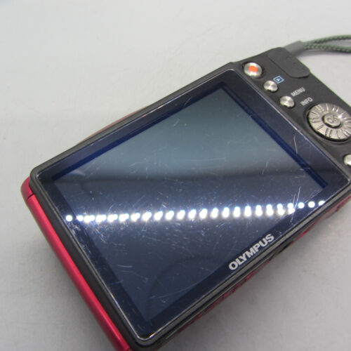 Olympus Digital Camera Stylus SZ-12 14.0MP Red Tested - Picture 5 of 8