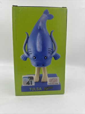 Tulsa Drillers NOODLERS FISH Bobblehead w/Box 2021 SGA  Noodling Fishing  ZEBCO