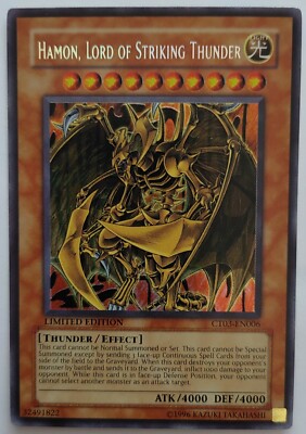 Yugioh - Hamon, Lord of Striking Thunder - CT03-EN006 - Secret Rare