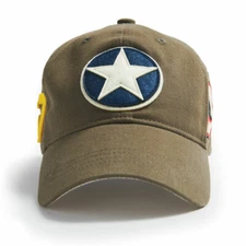 Curtiss P-40 Warhawk Hat, Flying Tigers, WW2 Aviation Vintage Aircraft HAT-0109x