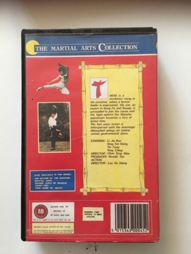 7x Vintage Martial Arts Big Box Ex Rental VHS Film Cassette Tapes Bundle - Picture 14 of 21