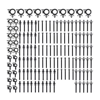 150 Pcs Car Wire Loom Routing Clips Push Mount Cable Zip Tie Auto Push...