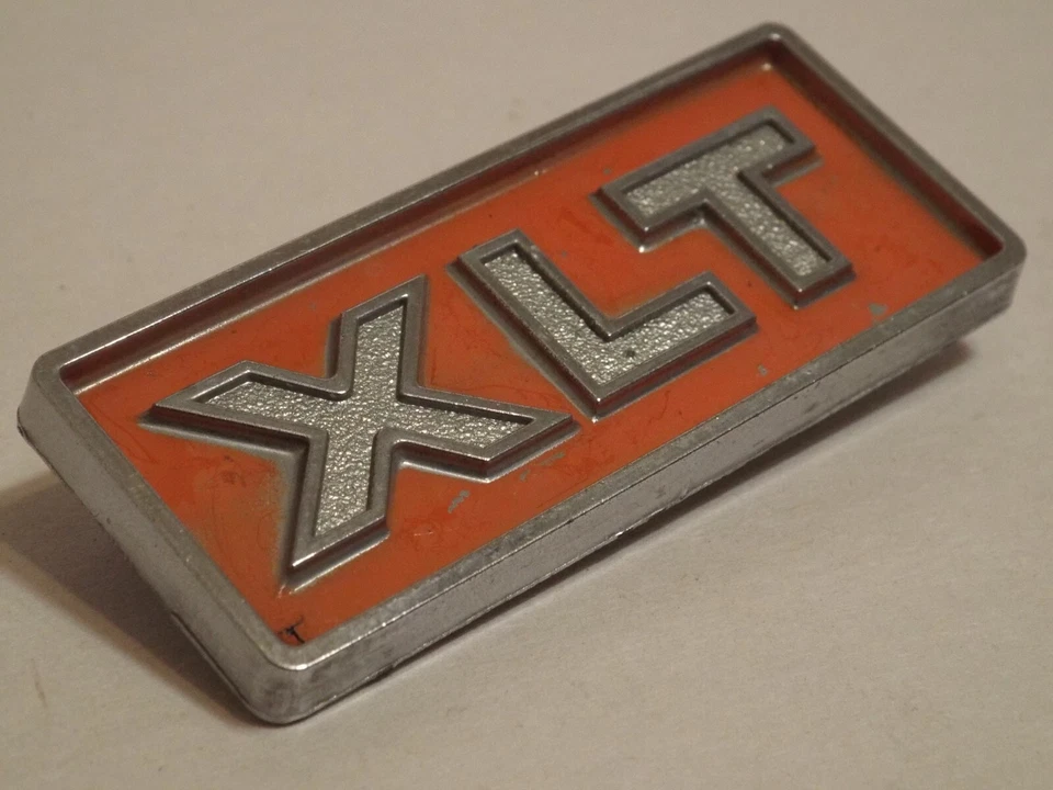 XLT emblema 1977 1978 1979 Ford F100 F150 F250 F350 Ranger Bronco 4x4 77 78 79 A Foto 2 de 4