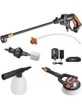 WORX Hydroshot 320psi 20V Cordless Portable Power Cleaner w/ Accessories For Car