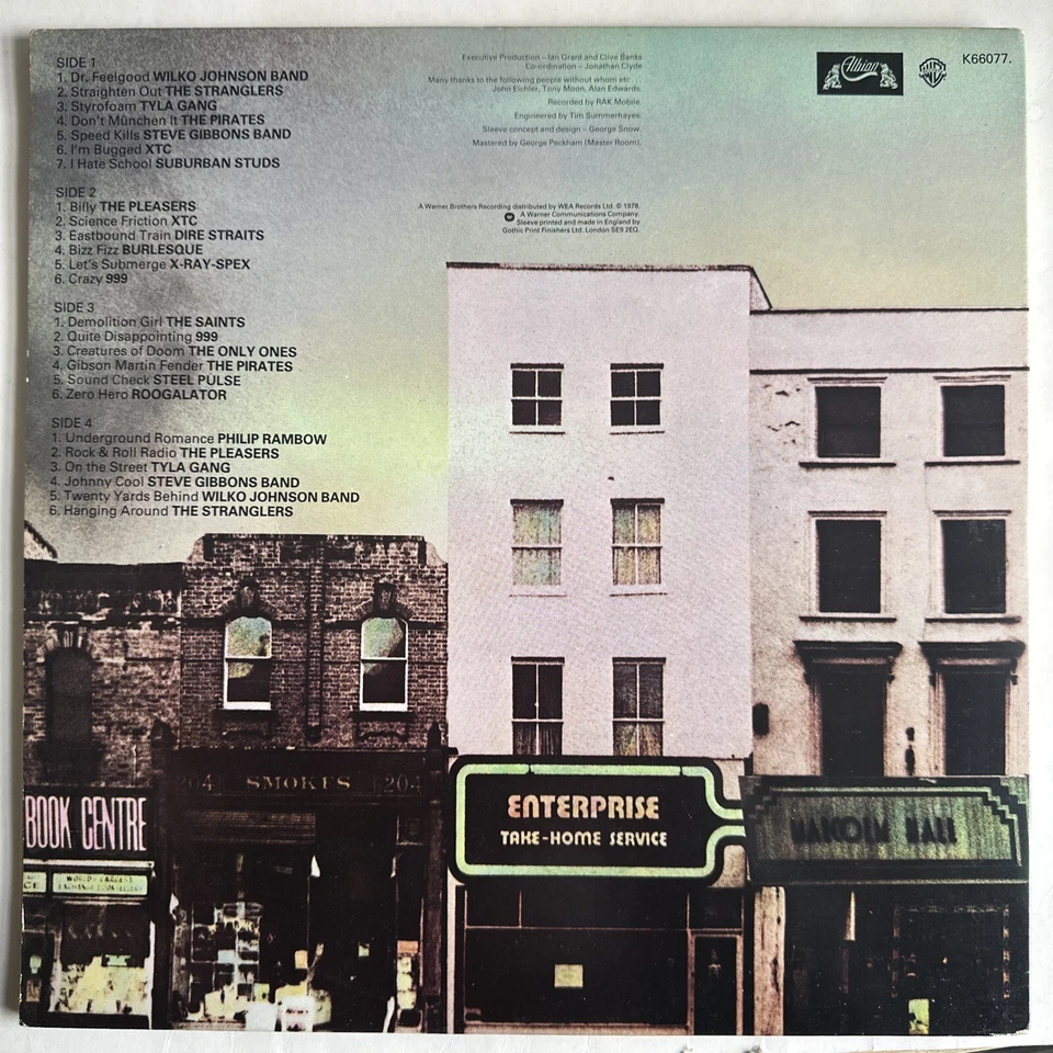 HOPE & ANCHOR FRONT ROW FESTIVAL VINYL 2-LP UK 1978 STRANGLERS X RAY SPEX NM Foto 2 de 4