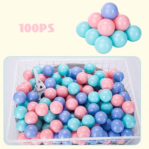 100PCS Ocean Ball Pit Balls Play Kids Plastic Baby Toy Colourful Playpen Fun - Picture 2 of 6
