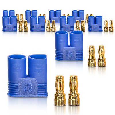 Hochstrom EC3 Stecker 3.5 mm Goldekontaktstecker 10 Stk partCore 100119