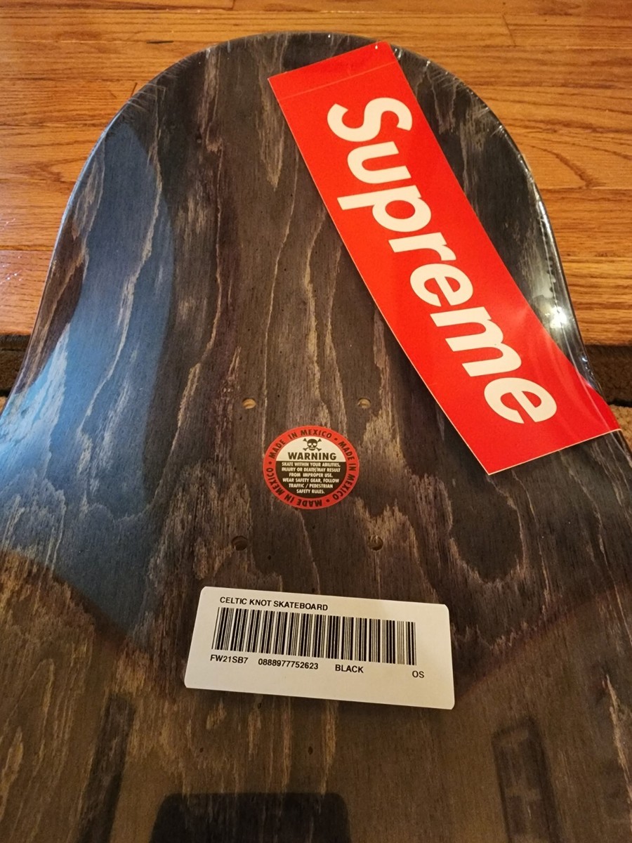 Supreme Celtic Knot Skateboard Deck FW21 Drop | eBay