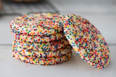 RawJoy Fresh New York City Rainbow Sprinke Cookies