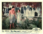 THE KING AND I Original Lobby Card 1956 Rita Moreno in elegant gardens