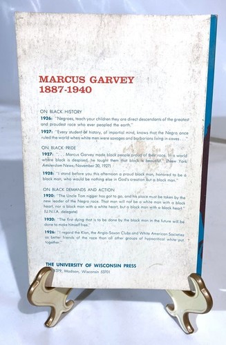 BLACK MOSES THE STORY OF MARCUS PAPERBACK BOOK GARVEY E. DAVID CRONON 1969 - Picture 2 of 5