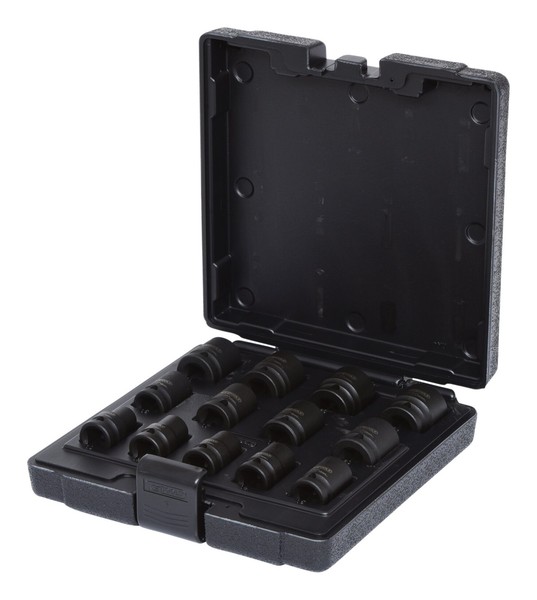 "Ks Tools 1/2\" 12-Kant-Kraft-Stecknuss-Satz, Kurz, 13-Teilig - 515.0900"-image