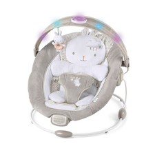 Ingenuity InLighten Twinkle Tails Vibrating Infant Baby Bouncer with Lightning