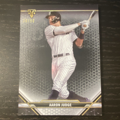 Topps 2021 Triple Threads - Aaron Judge Yankees #86 Onyx Parallel /50