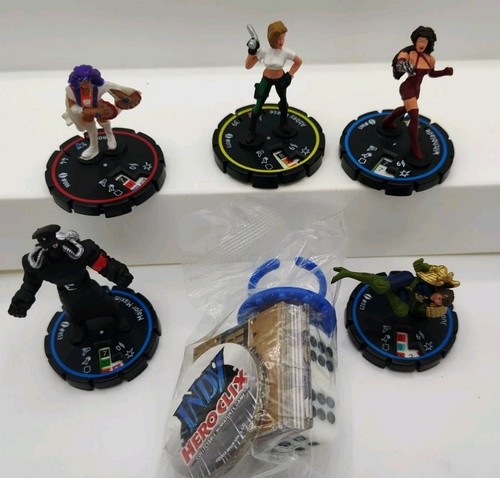 5 INDY HEROCLIX Judge Hershey, Abbey Chase, Major Maxim, Tomoe & Witchblade - Picture 9 of 9