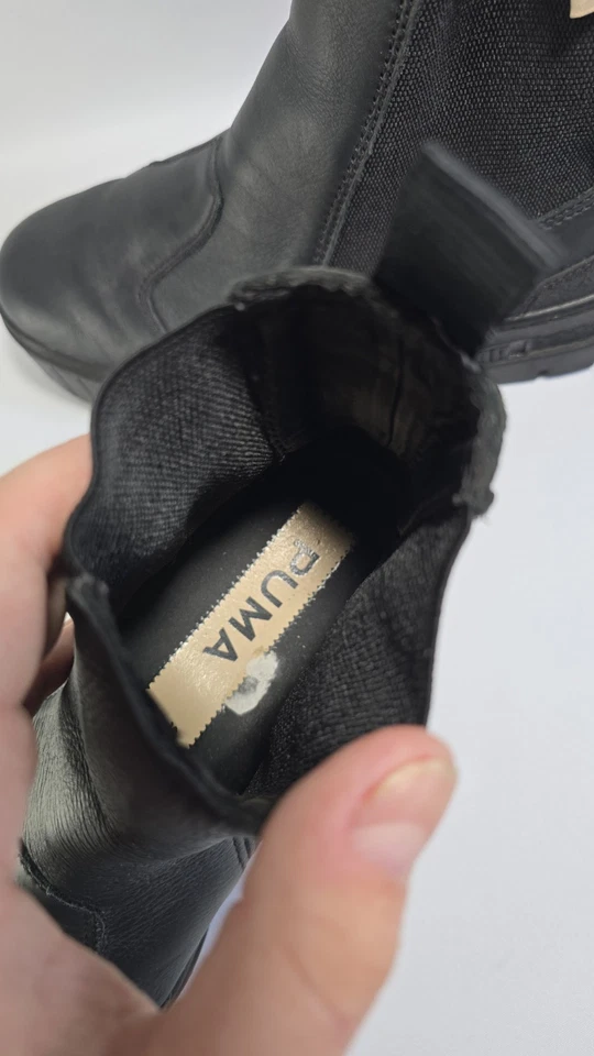 Botas Puma Mayze Chelsea Infuse Tobillo Negro Plataforma Cuero Talla 9 Foto 4 de 4