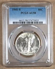 1941-S WALKING LIBERTY HALF DOLLAR PCGS AU58 473935