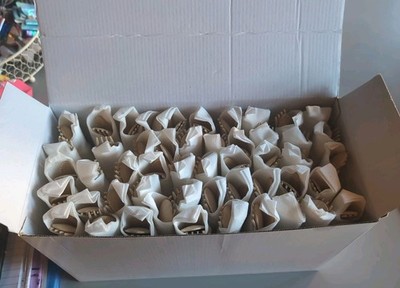 Set Of 40 Wrapped Wooden Fork/Spoon/Knife. Great For Wedding/Reunion/Parties
