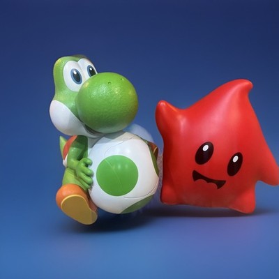 YOSHI & RED LUMA POPCORN BUCKET  SUPER MARIO GALAXY