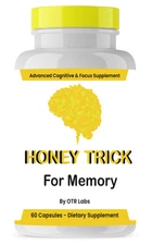 Honey Trick for Memory By OTR Labs - Advanced Cognitive-Focus Dietary Supplement