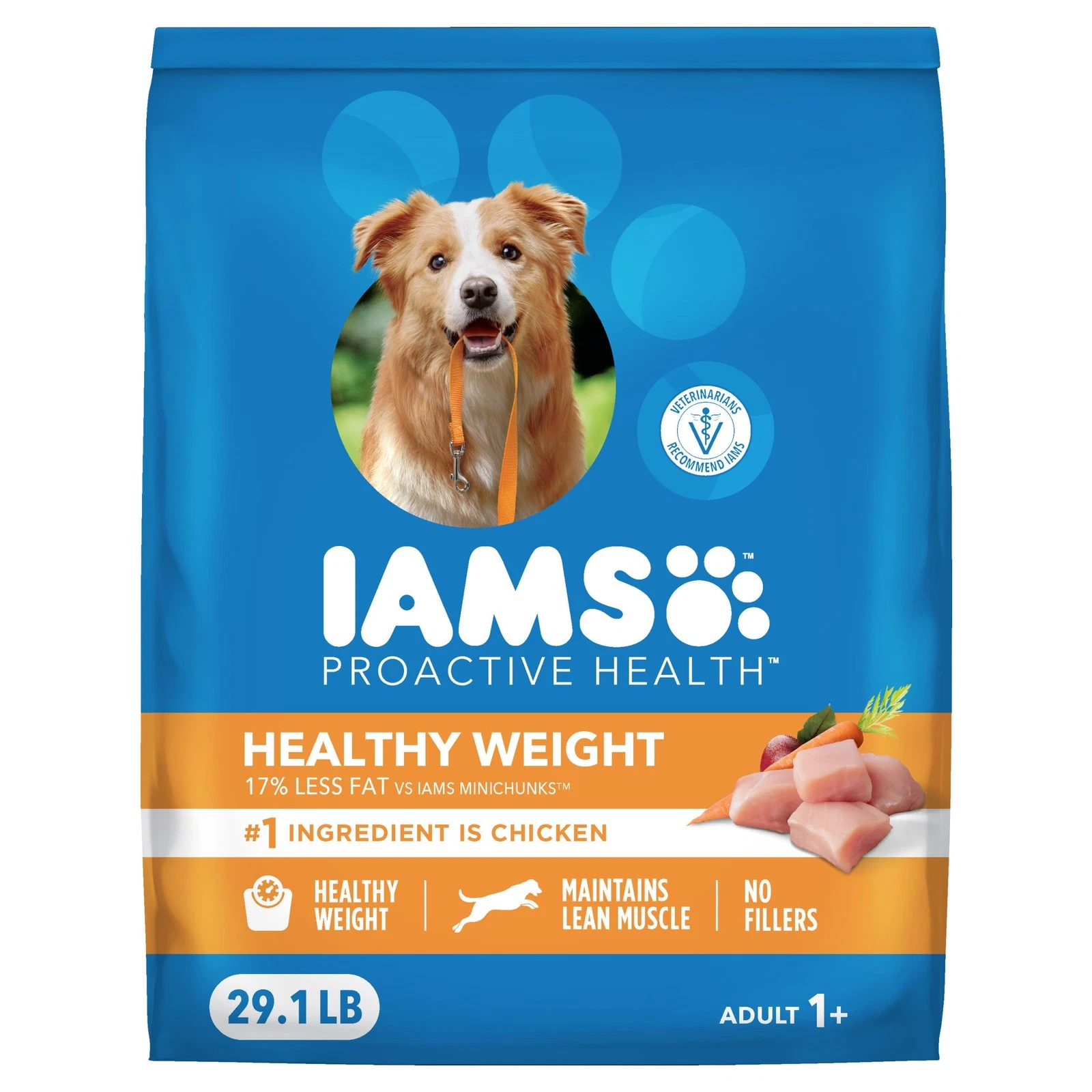 IAMS Proactive Health, Dry Dog Food, Adult 29.1 Pound (Pack of 1), Chicken