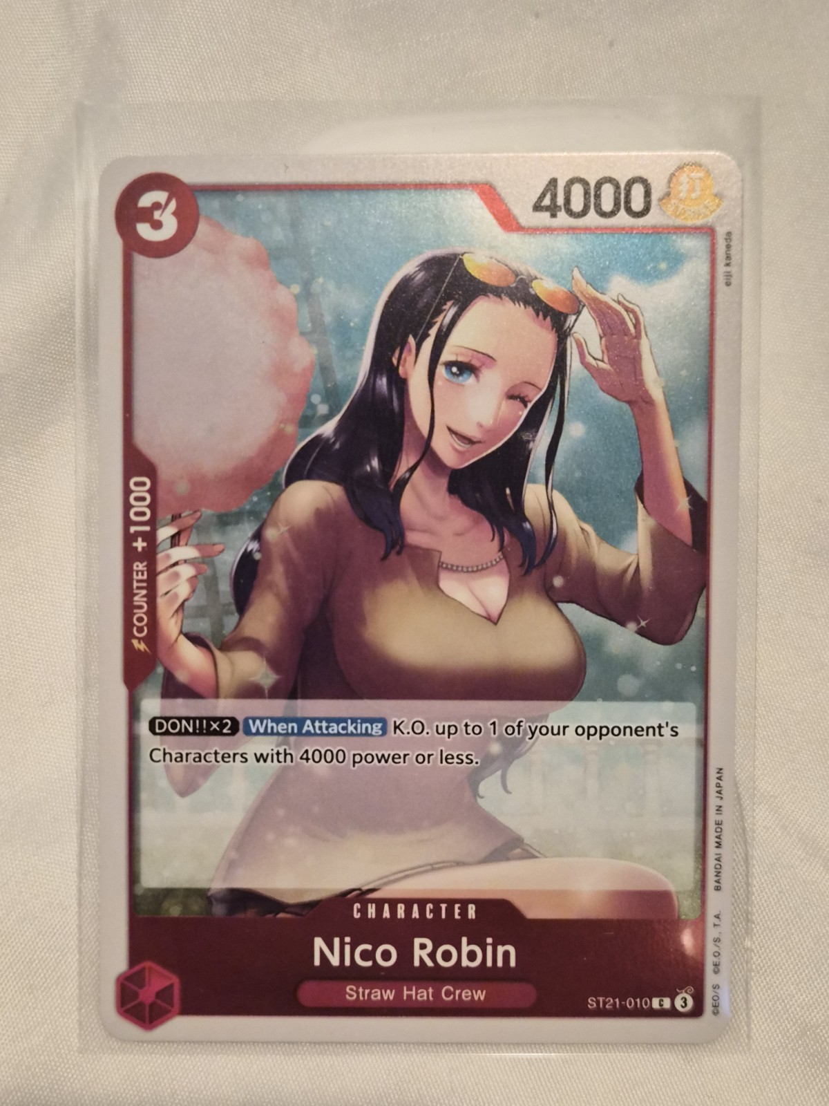 Nico Robin ST21-010 | One Piece TCG: EX Gear 5 English β Foil NM