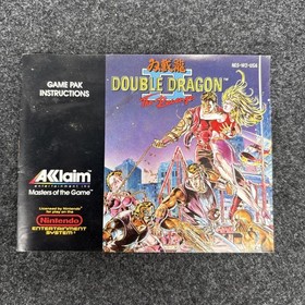 Double Dragon II: The Revenge (NES) - CIB Good Condition