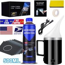 Headlight Restoration Kit Liquid Polymer Chemical Headlamp Polishing Tool 500ml