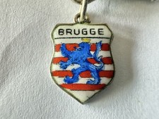 Wappen Anhänger für Bettelarmband Brügge Belgien Silber